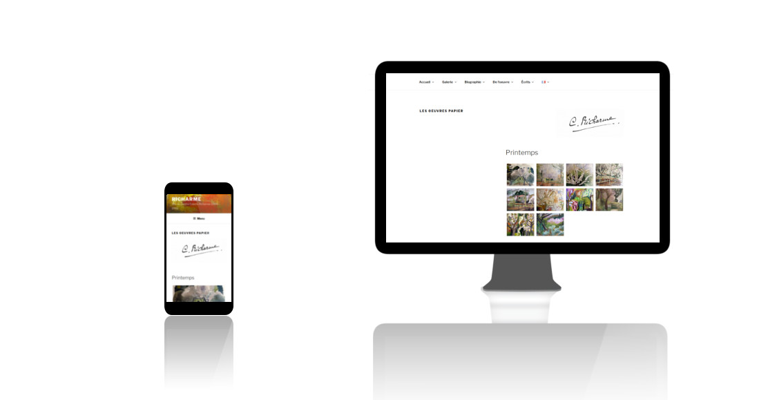 Portfolio site web wordpress - Richarme